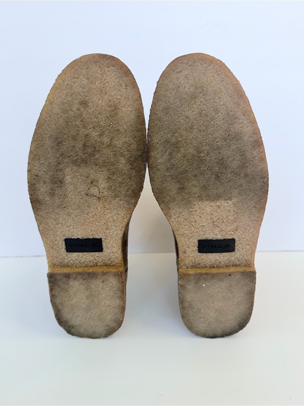 Vince Carmine sport suede Chelsea boots in taupe, size 10 - Picture 6 of 7